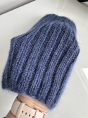 MARGARET 2.0 – czapka beanie z alpaki i moheru damska 4305/28 Ciemny Indygo