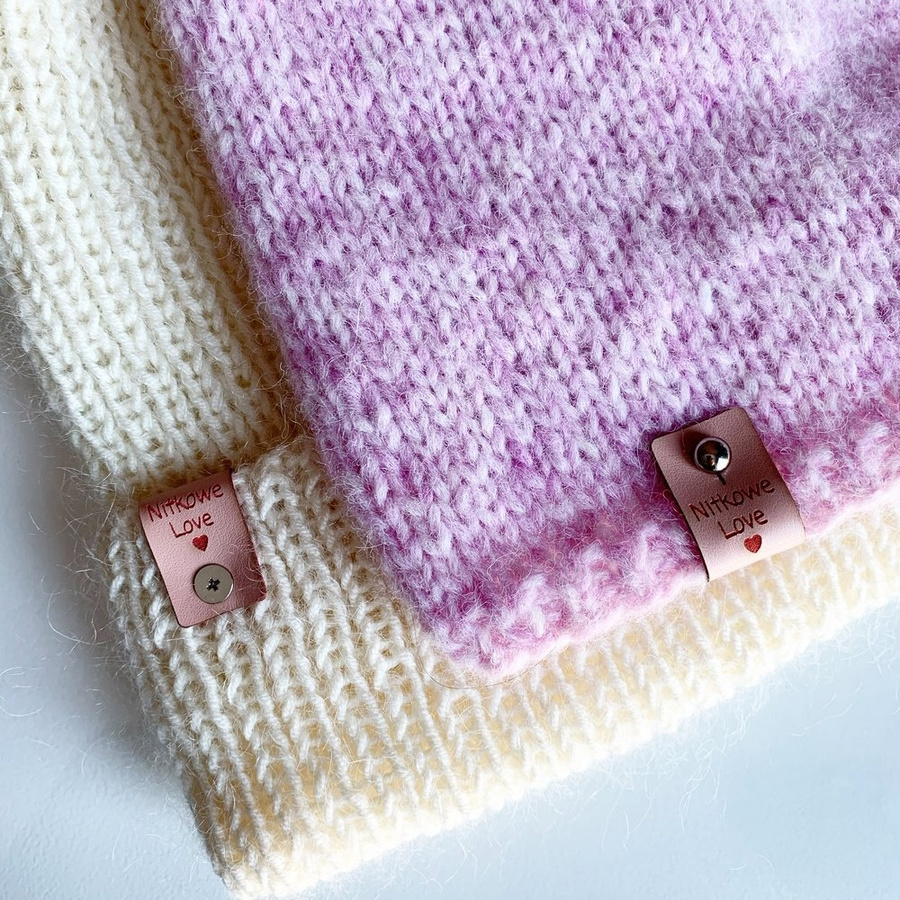 CHMURKA Alpaca Beanie 08 Light Pink