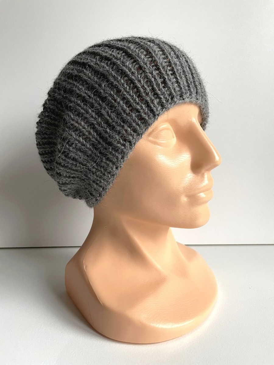 KIARA – czapka z alpaki damska 100% alpaka 9037 jasna morska zieleń beanie jesienno-zimowa