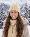 VARELLA Beanie-Mütze aus Merinowolle 03 Hellgelb