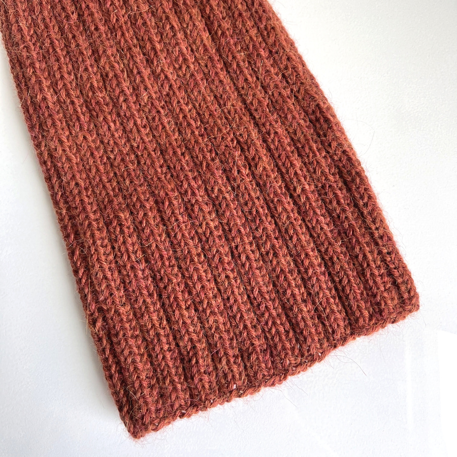 LAURIN – czapka z alpaki damska 9025 orzechowy