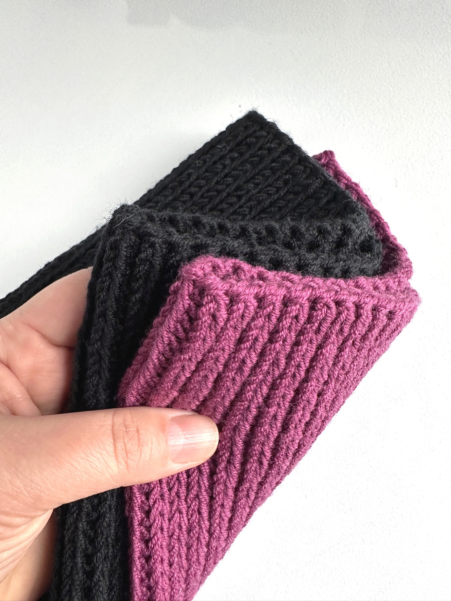 NANA – czapka beanie z wełny baby merino 34 Wrzos, jesienno-zimowa