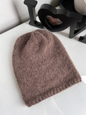 CHMURKA Beanie-Mütze aus Alpaka 05 Braun