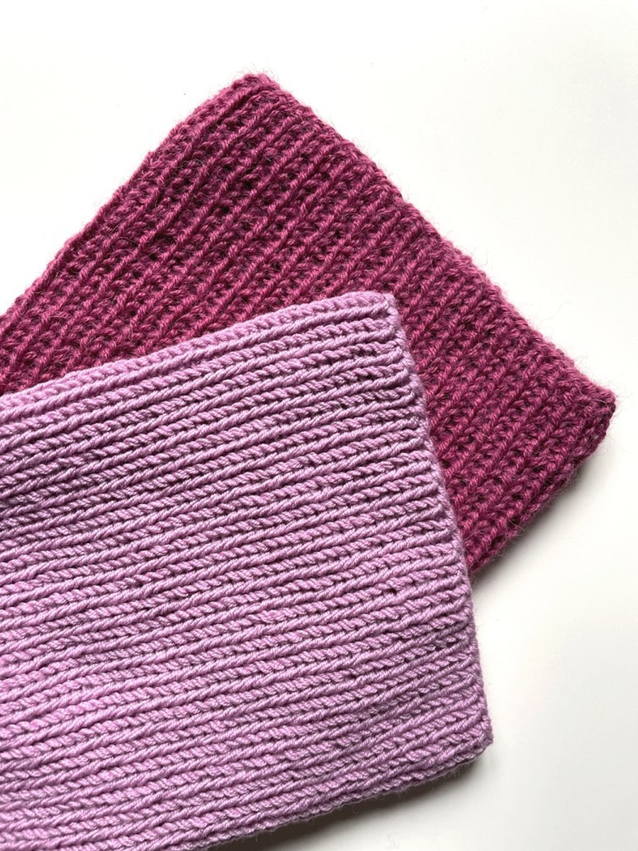 NANA – czapka beanie z wełny baby merino 27 Stary Róż