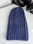 MARGARET 2.0 – czapka beanie z alpaki i moheru damska 4305/28 Ciemny Indygo