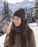 NELLI Handmade Merino Wool Beanie 31 Nocny Las Grey