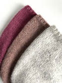 CHMURKA Damen-Beanie-Mütze aus Alpaka 29 Violett