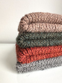 KIARA Turn-Up Beanie 100% Alpaca 7323 morska mgła