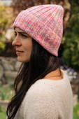 NELLI Handmade Turn-Up Beanie Merino Wool 14 Tęczowa Posypka