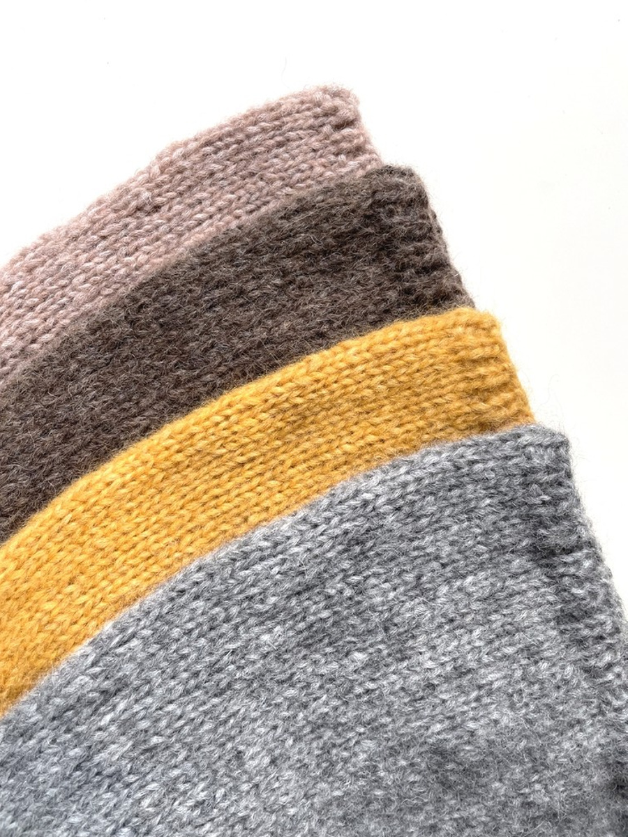 CHMURKA Alpaca Beanie 22 Yellow