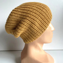 KIARA Alpaca Beanie for Women 100% Alpaca 2923 Golden Yellow