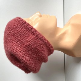 CHMURKA Alpaca Beanie 23 Coral