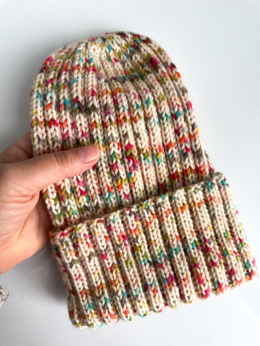 NELLI Turn-Up Merino Wool Beanie 27 Zimowy Karnawał Unisex