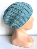 HELLI – czapka zimowa merino damska 100% baby merino 10 Turkusowy Jasny