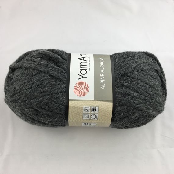 Włóczka YarnArt Alpine Alpaca 436 ciemny szary