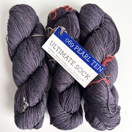 Ręcznie farbowana włóczka Malabrigo ULTIMATE SOCK merynos z nylonem US069 Pearl Ten