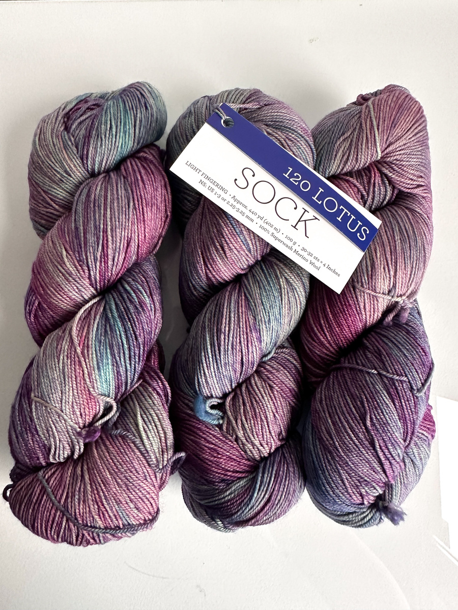 Włóczka skarpetkowa Malabrigo SOCK SW120 LOTUS