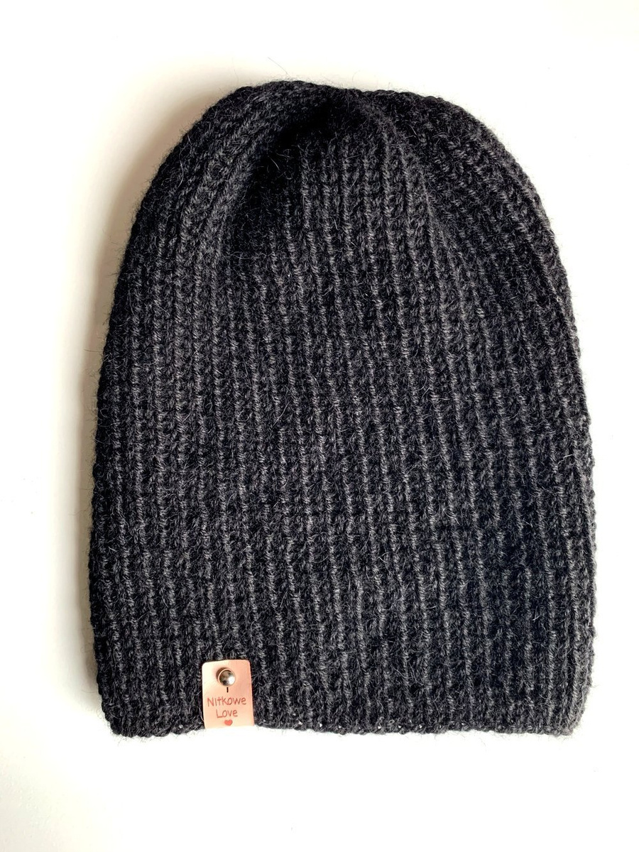 KIARA Women's Alpaca Beanie 100% Alpaca 8903 Black