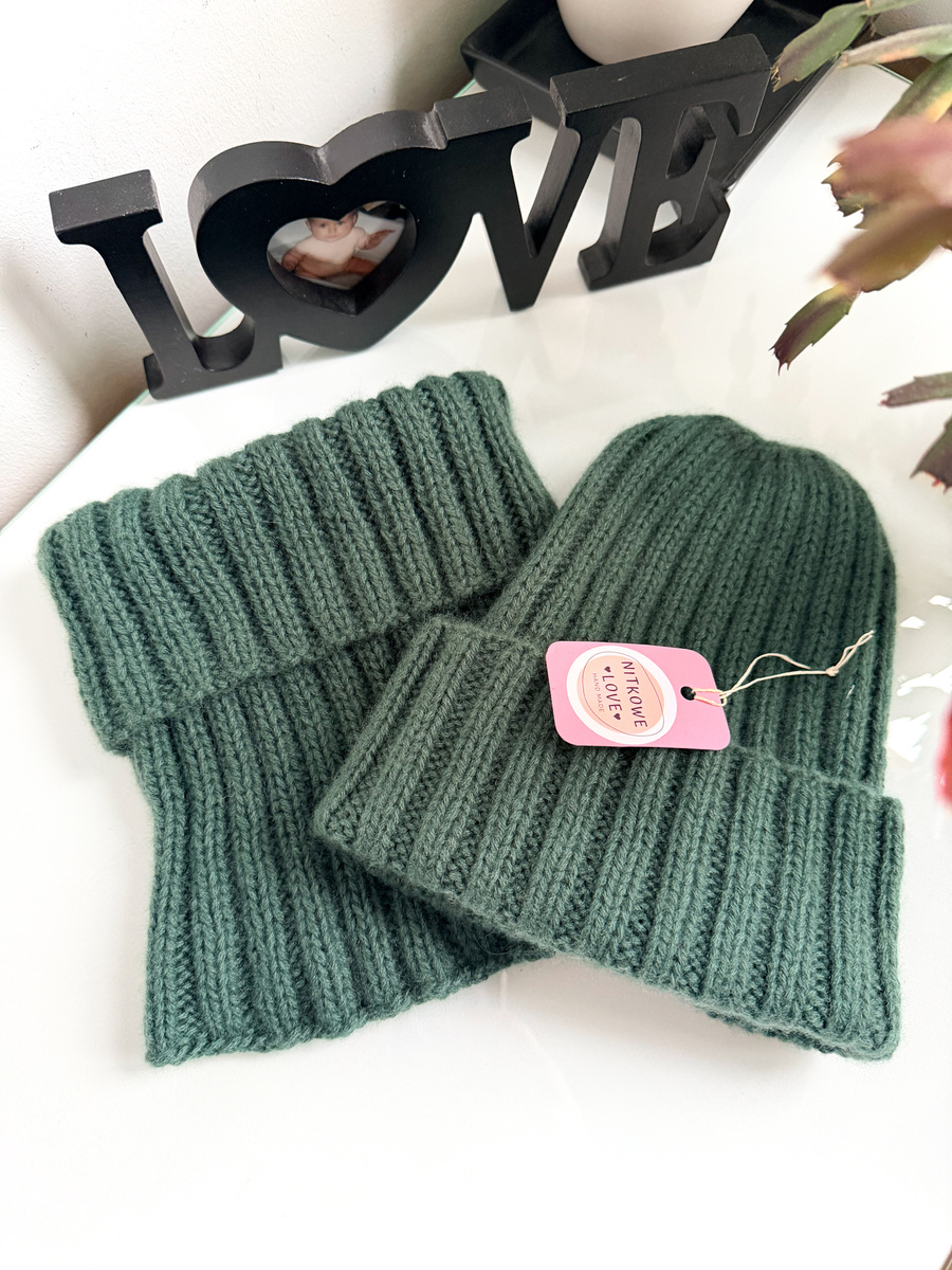 Wełniany KOMIN KASZMIR 100% 624 Bosco