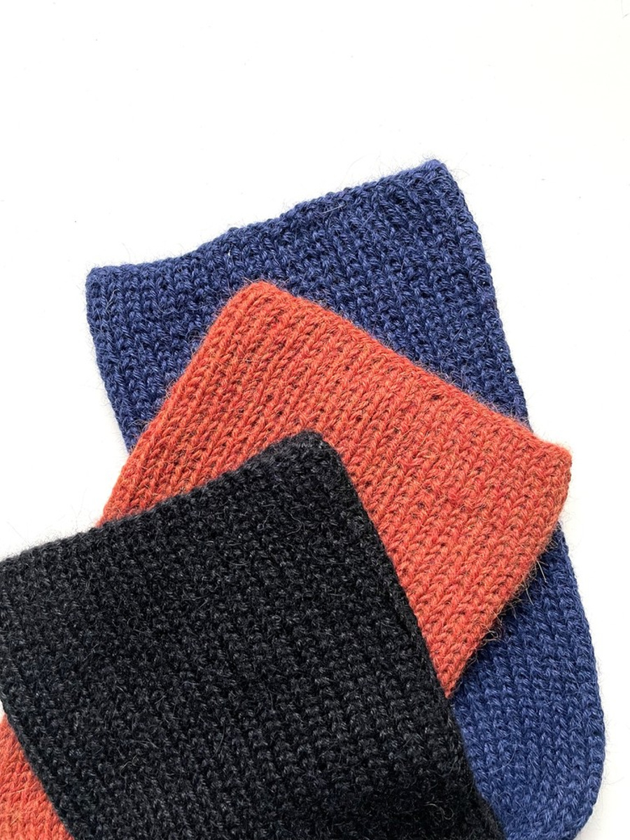 KIARA – czapka z alpaki damska 100% alpaka 5575 granatowy beanie zimowa