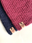 KIARA Beanie-Mütze aus 100% Alpaka 3770 ciemna fuksja