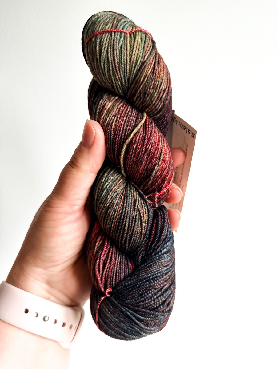 Ręcznie farbowana włóczka Malabrigo ULTIMATE SOCK merynos z nylonem US139 Pocion