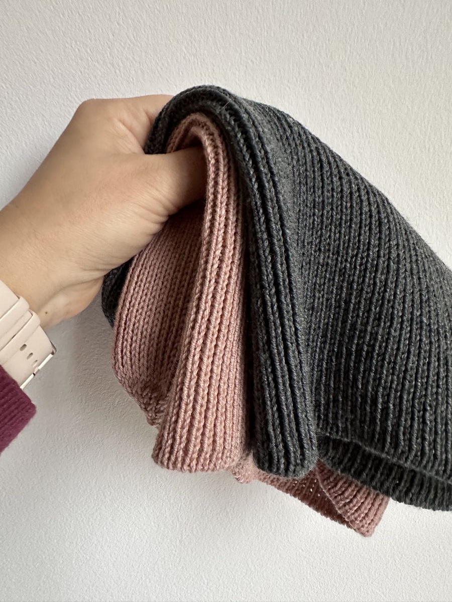 VARELLA Mütze aus Merinowolle 100% Baby-Merinowolle 20 Dunkelgrau Beanie
