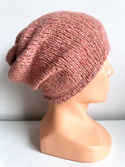 CHMURKA Handgemachte Alpakamütze 32 blush rosa