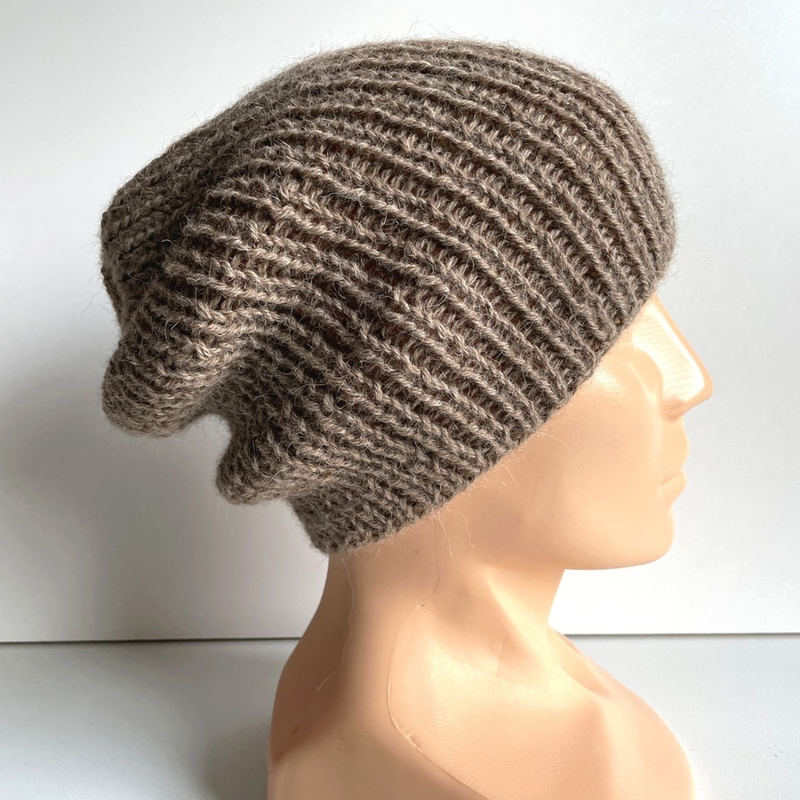 KIARA Alpaca Beanie 100% Alpaca 618 Nugat Beige