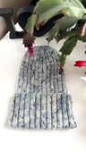 NELLI Handgemachte Merinowoll-Beanie 24 Sprane Dżinsy
