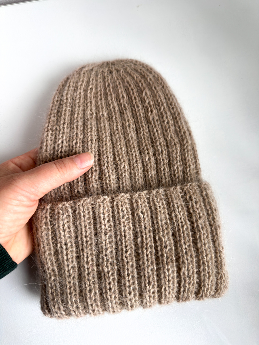 MARGARET Handmade Alpaca Beanie 2020/54 piaskowy jasny