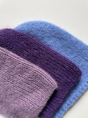 CHMURKA Beanie-Mütze aus Alpaka 16 Blau