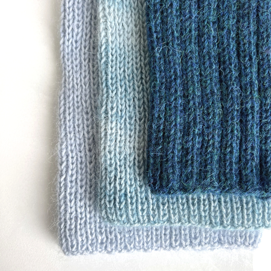 LAURIN – czapka z 100% alpaki beanie 7240 niebieski petrol