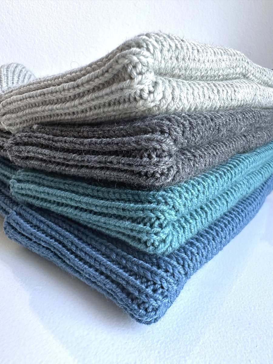 VARELLA – czapka zimowa merino beanie 20 Ciemny szary, 100% baby merino