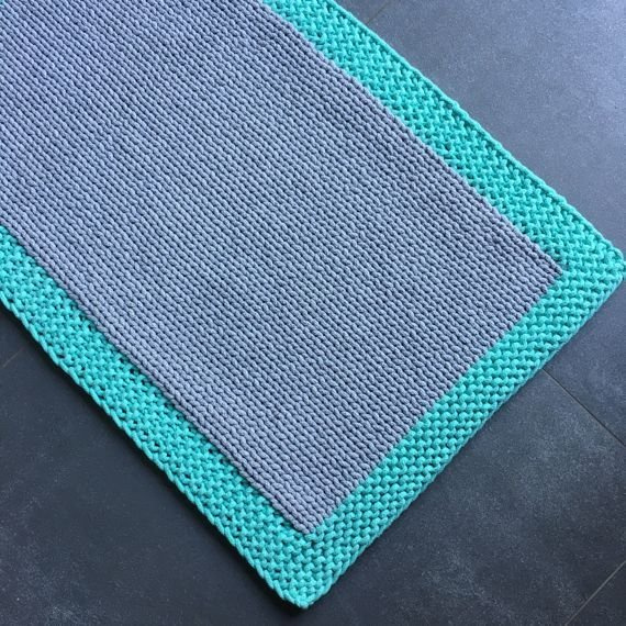 Ręcznie robiony Bieżnik ze sznurka bawełnianego, podkładka, dywanik MARIA