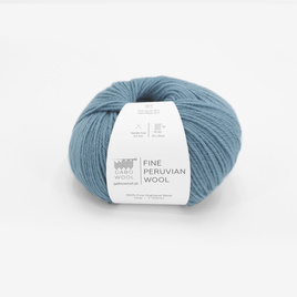Włóczka GaboWool Fine Peruvian Wool 8060 Błękitny