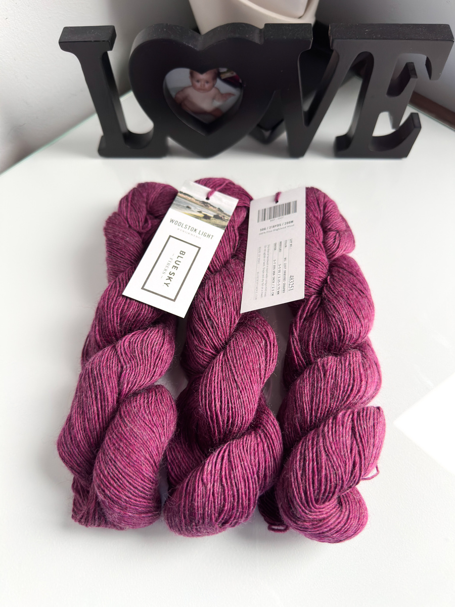 Włóczka Blue Sky Fibers Woolstok Light BSF2307 Pressed Grapes