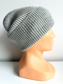 Beanie czapka z wełny merino VARELLA 100% Baby Merino 22 Jasny Szary