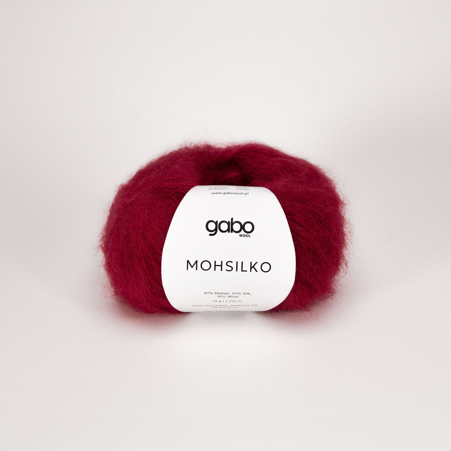 Włóczka GaboWool Mohsilko 4015 Wino