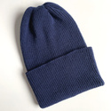 VARELLA Beanie-Mütze aus Merinowolle 100% Baby Merino 13 Navy