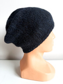 CHMURKA Handmade Alpaca Beanie 63 Dark Navy