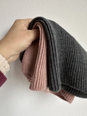 VARELLA Mütze aus Merinowolle 100% Baby-Merinowolle 20 Dunkelgrau Beanie