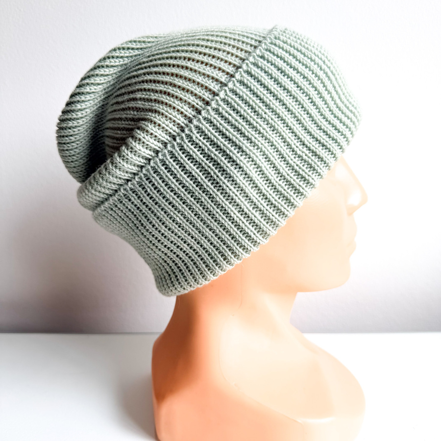 VARELLA – czapka z wełny merino baby merino 58 lody pistacjowe