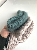 HELLI – czapka beanie wywijana 100% baby merino 23 Jasny Beż