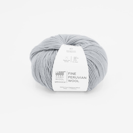 Włóczka GaboWool Fine Peruvian Wool 8307 Popiel