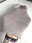 VARELLA – czapka beanie z wełny merino 100% Baby Merino 23 Jasny Beż, jesienno-zimowa, damska/męska/dziecięca