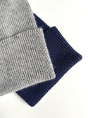 HELEN Turn-Up Beanie 100% Alpaca 501 Light Grey