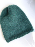 CHMURKA Handgemachte Beanie-Mütze aus Alpaka 19 Zielony Leśny