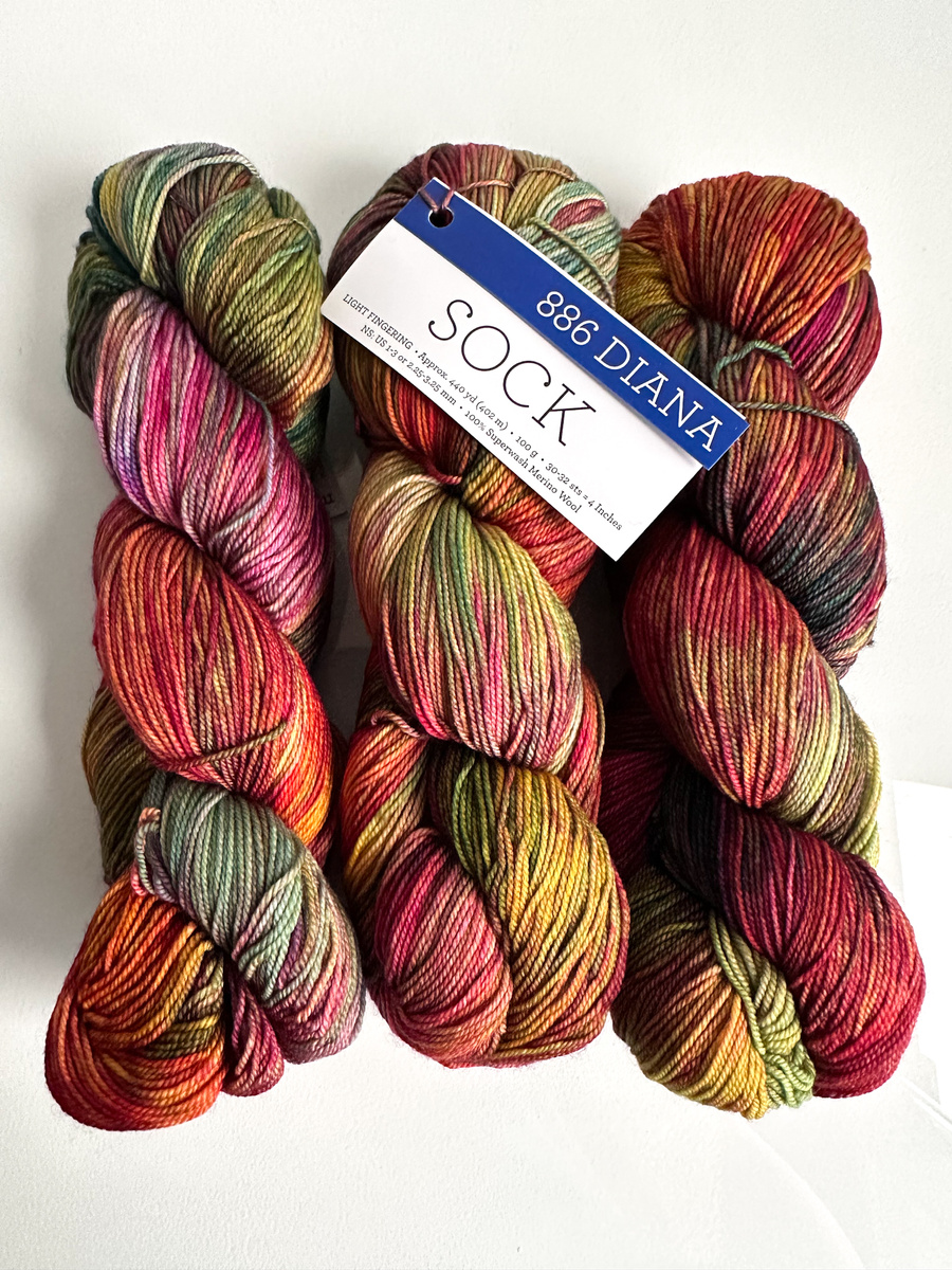 Włóczka skarpetkowa Malabrigo SOCK SW886 DIANA