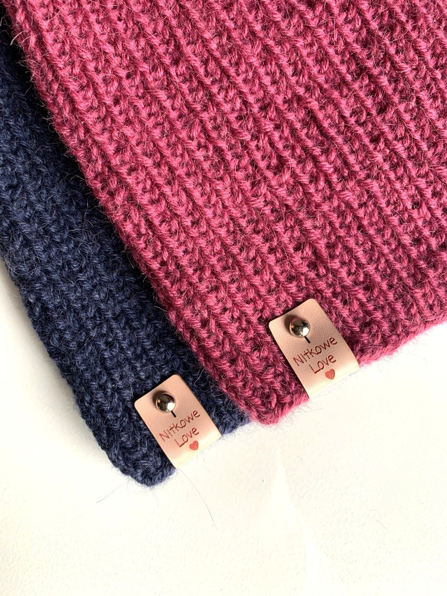 KIARA Beanie 100% Alpaca 3770 ciemna fuksja